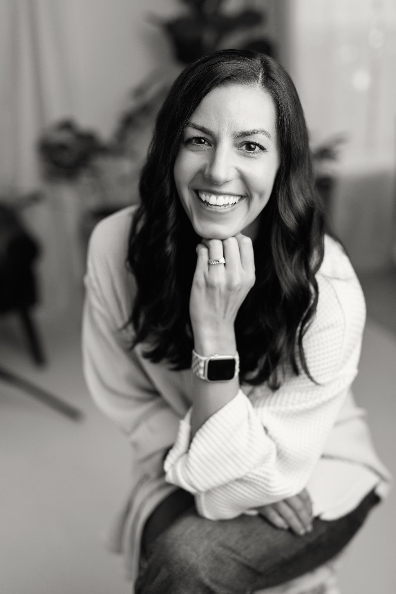 Relaxed professional studio headshot